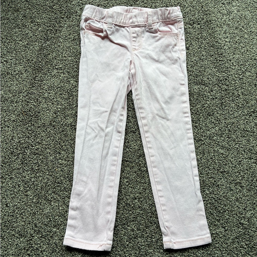 FINAL SALE 3/31/26 Carter’s Toddler Girl Pale Pink Denim Jeans, Size 4